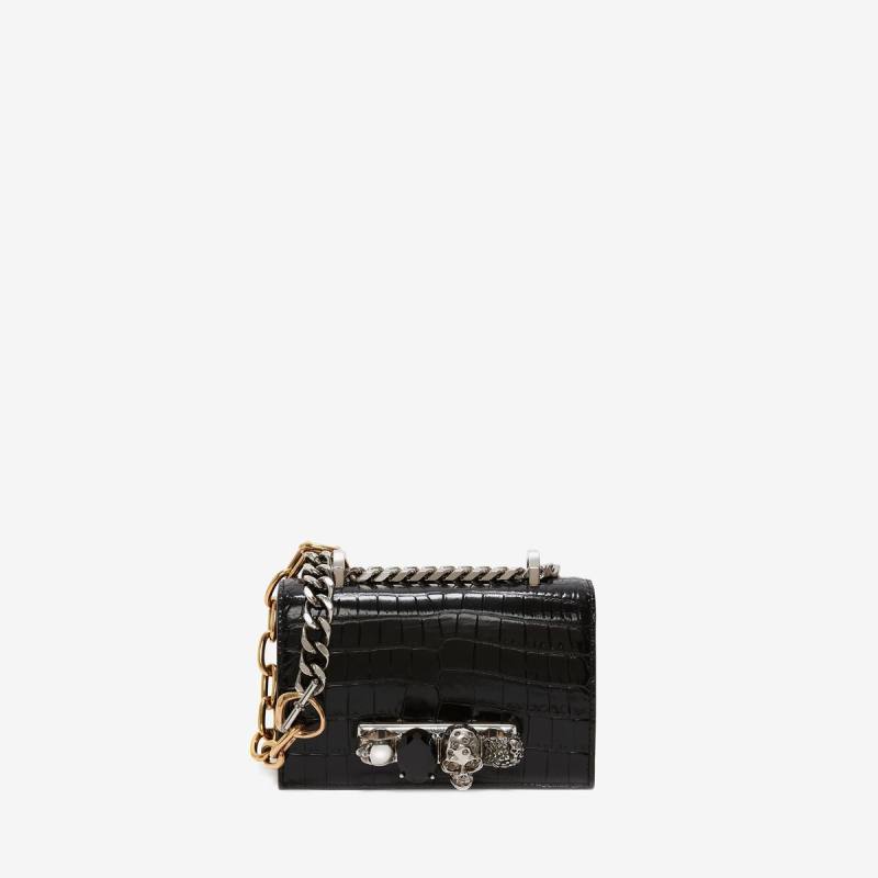 ALEXANDER MCQUEEN - Mini Jewelled Satchel - Item 6809631HB0Z1000